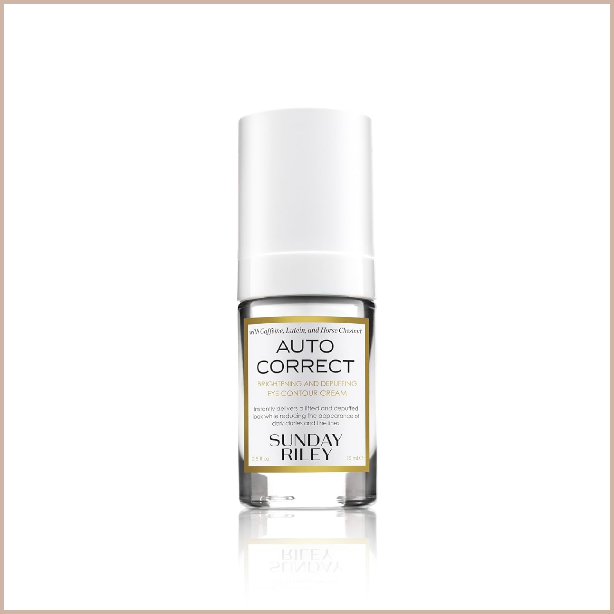 Brightening & Depuffing Eye Cream – Caffeine Treatment for Dark Circles, Puffiness & Fine Lines