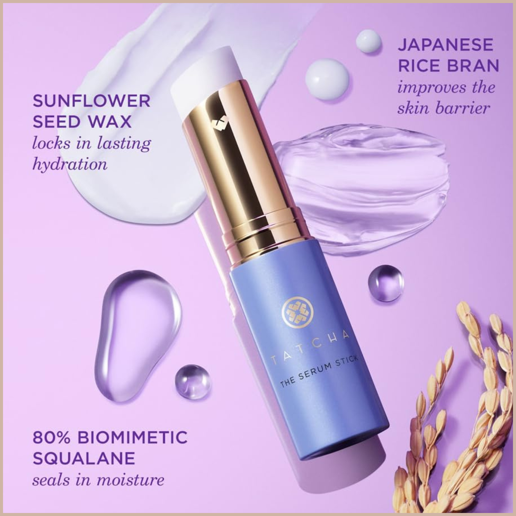 Squalane Face & Eye Balm – Hydrating Anti-Aging Serum Stick for Fine Lines & Dry Skin