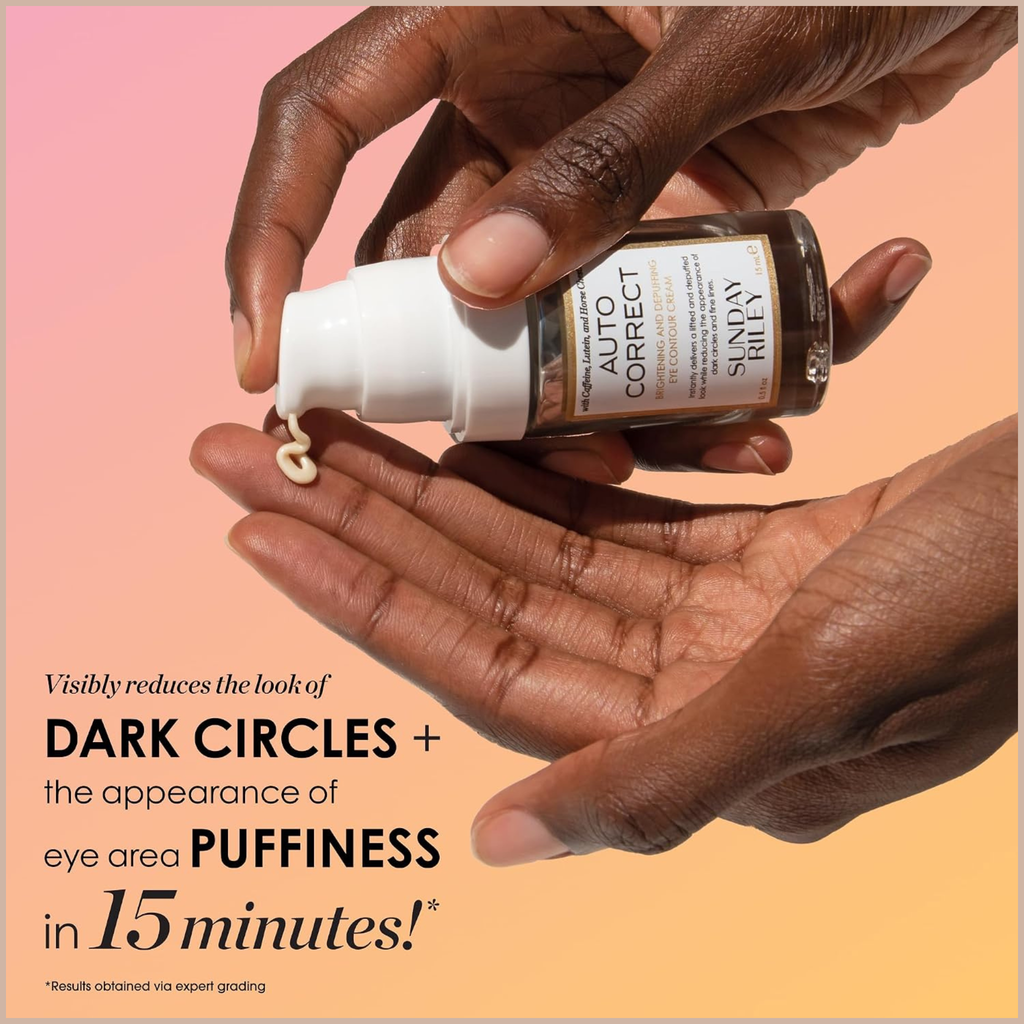 Brightening & Depuffing Eye Cream – Caffeine Treatment for Dark Circles, Puffiness & Fine Lines