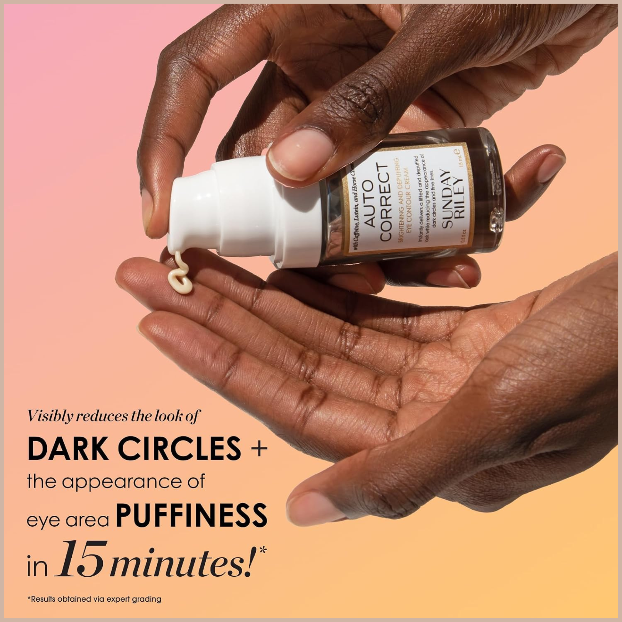Brightening & Depuffing Eye Cream – Caffeine Treatment for Dark Circles, Puffiness & Fine Lines