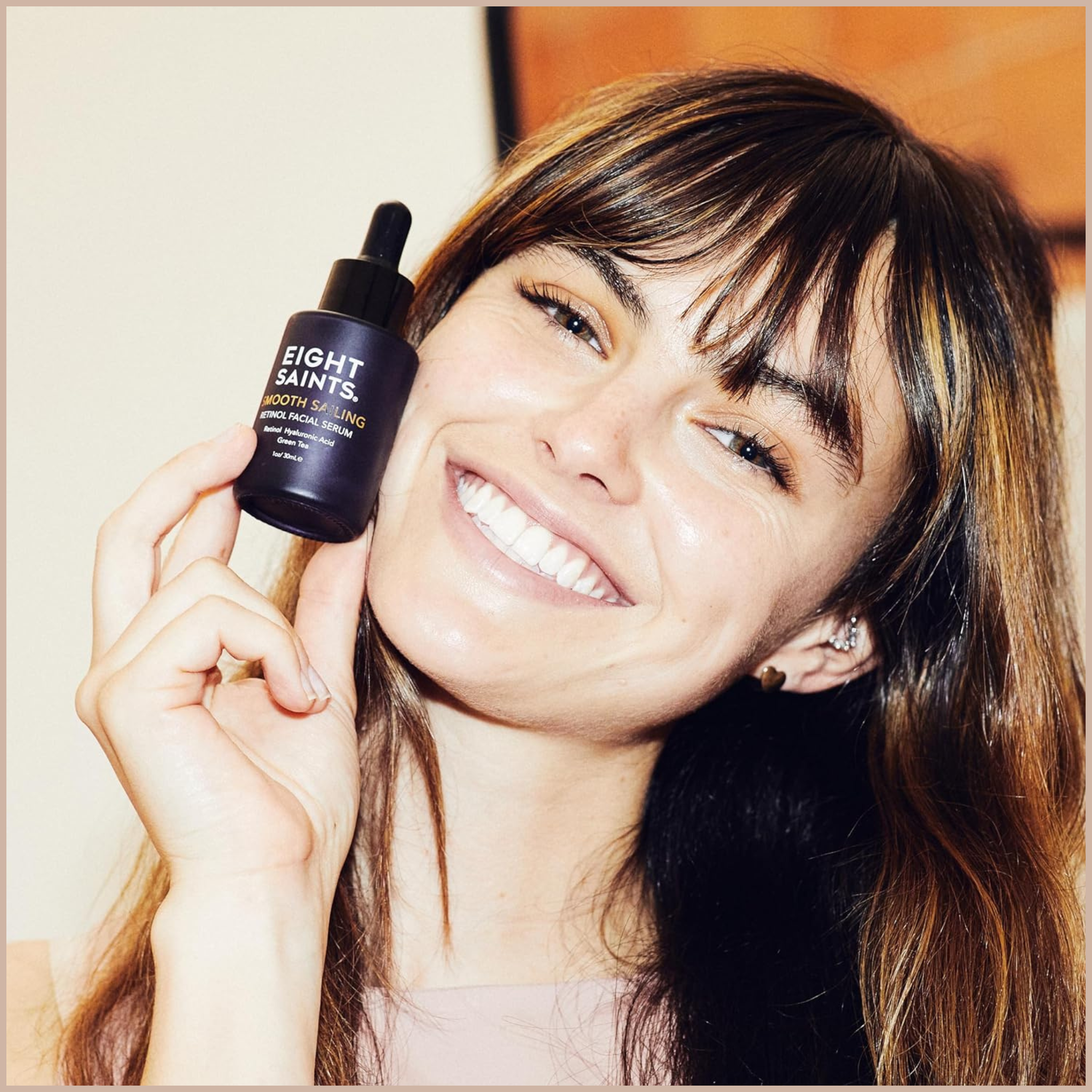 Retinol Face Serum with Hyaluronic Acid – Anti-Aging Treatment for Fine Lines, Wrinkles & Smoother Skin